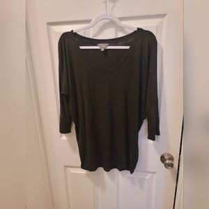 Black Dolman top.